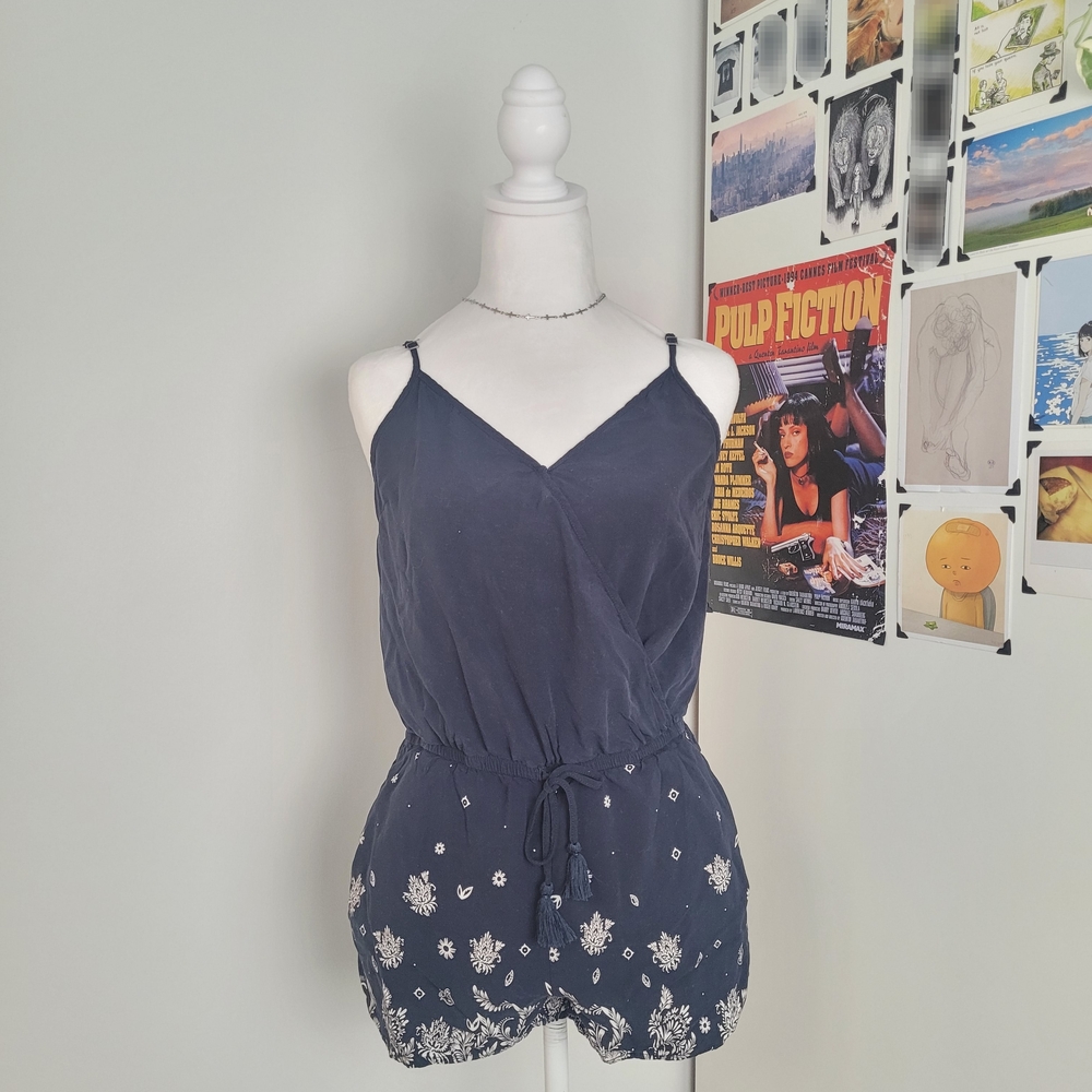 Garage Navy Blue Strap with Silver Accent - Size S